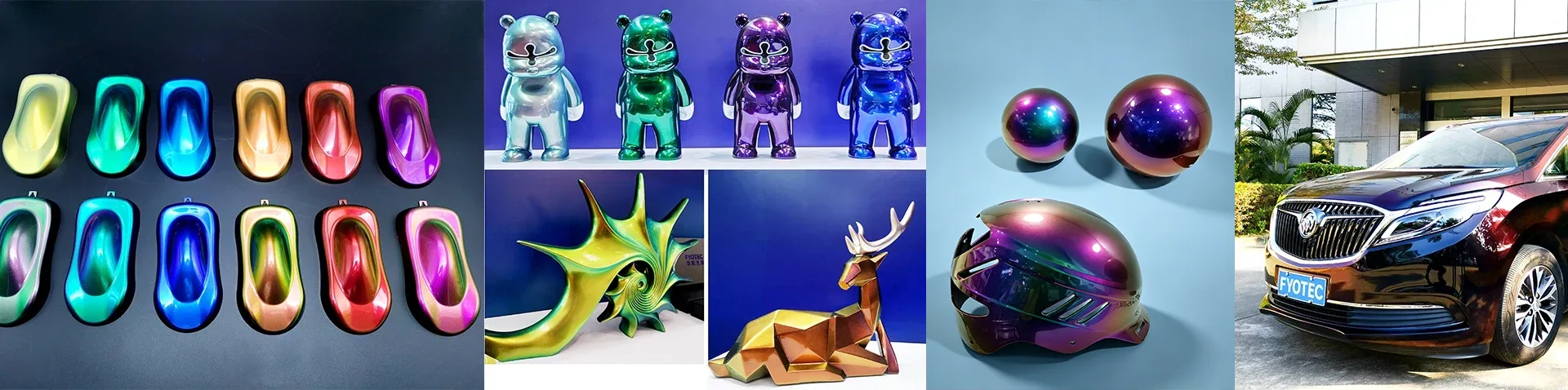 Color-Shifting ແລະ Chameleon Pigments ສໍາລັບການສີດອຸດສາຫະກໍາ