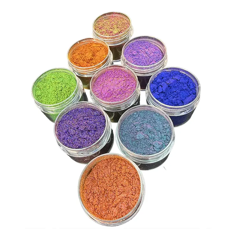 High-Chroma Opaque Chameleon Pigments ສໍາລັບ Eyeshadow ທີ່ເຂັ້ມຂຸ້ນ
